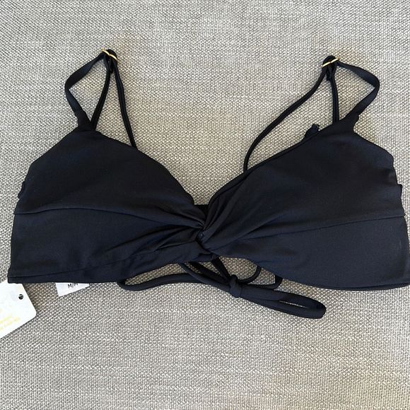 L*Space Ringo Bikini Top Black Size M - Picture 5 of 7